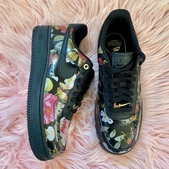 Nike Shoes - New Nike Women’s Air Force 1 Black Floral Sneakers Nike Shoes - New Nike Women’s Air Force 1 Black Floral Sneakers